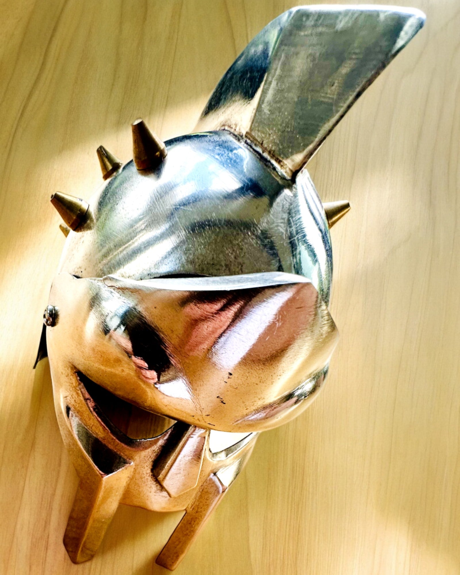 Masca de Gladiator Cavaler „Sparta” - posibilitate de personalizare cu gravură