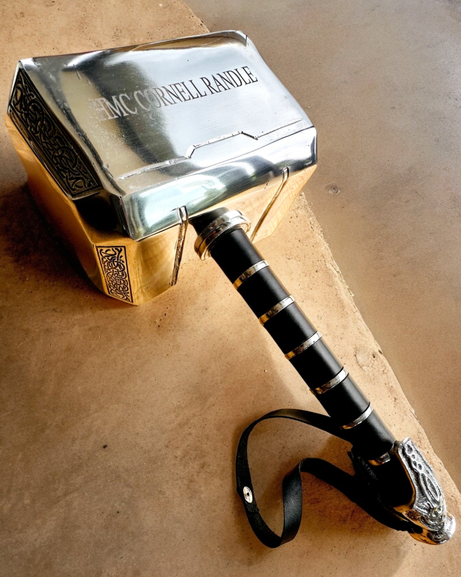 Młot Thora "Chief" - Ciocan Meșteșugăresc Realizat Manual, personalizare cu gravură pentru cadou