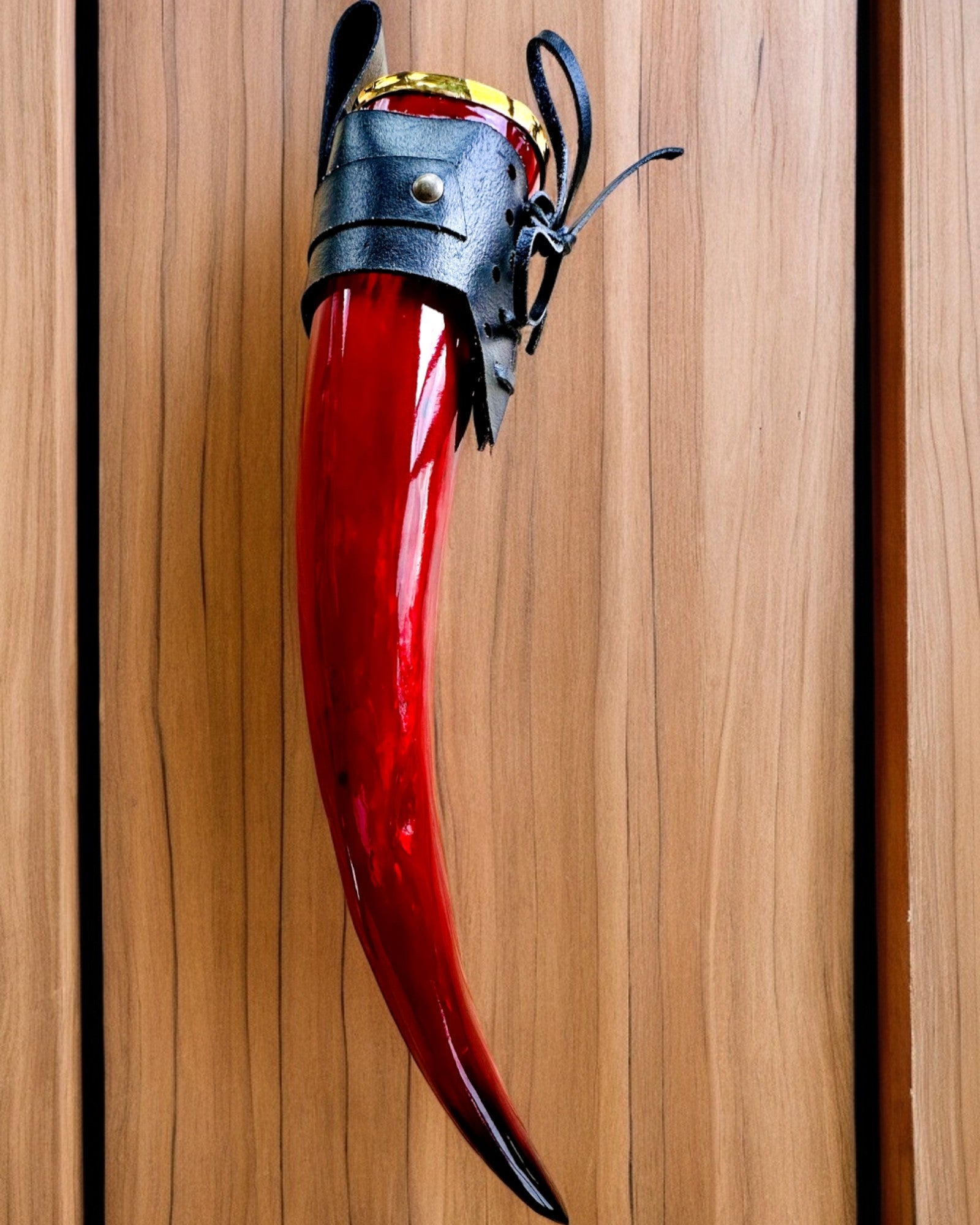 Cana de corn a războinicului - Roșu - cu posibilitate de personalizare prin gravură