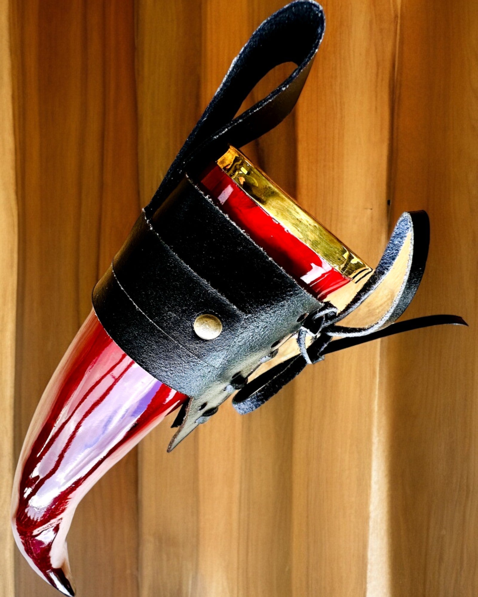 Cana de corn a războinicului - Roșu - cu posibilitate de personalizare prin gravură