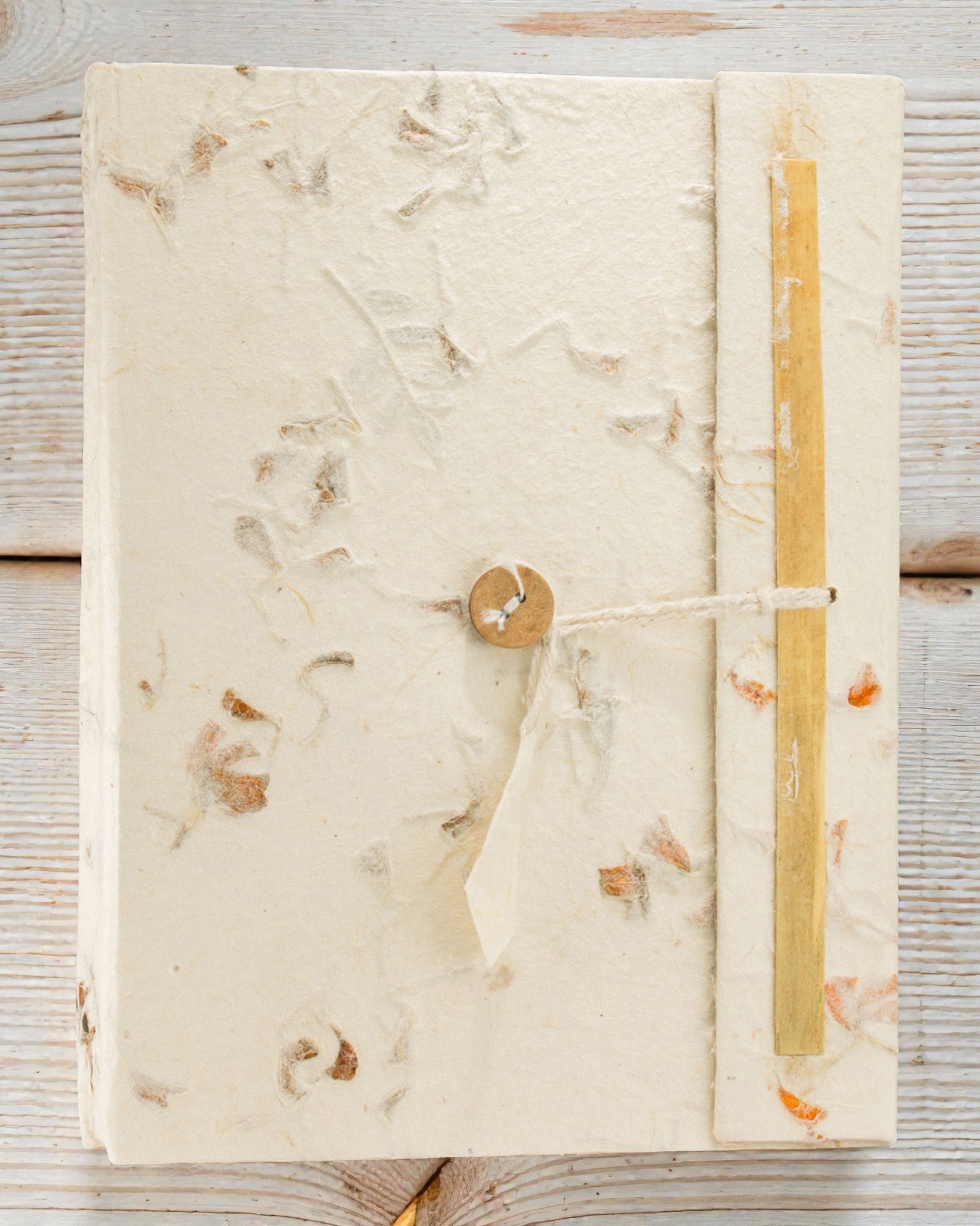 Caiet mare Lokta Înflorire botanică – Flori (45 de file, 21 x 15 cm)