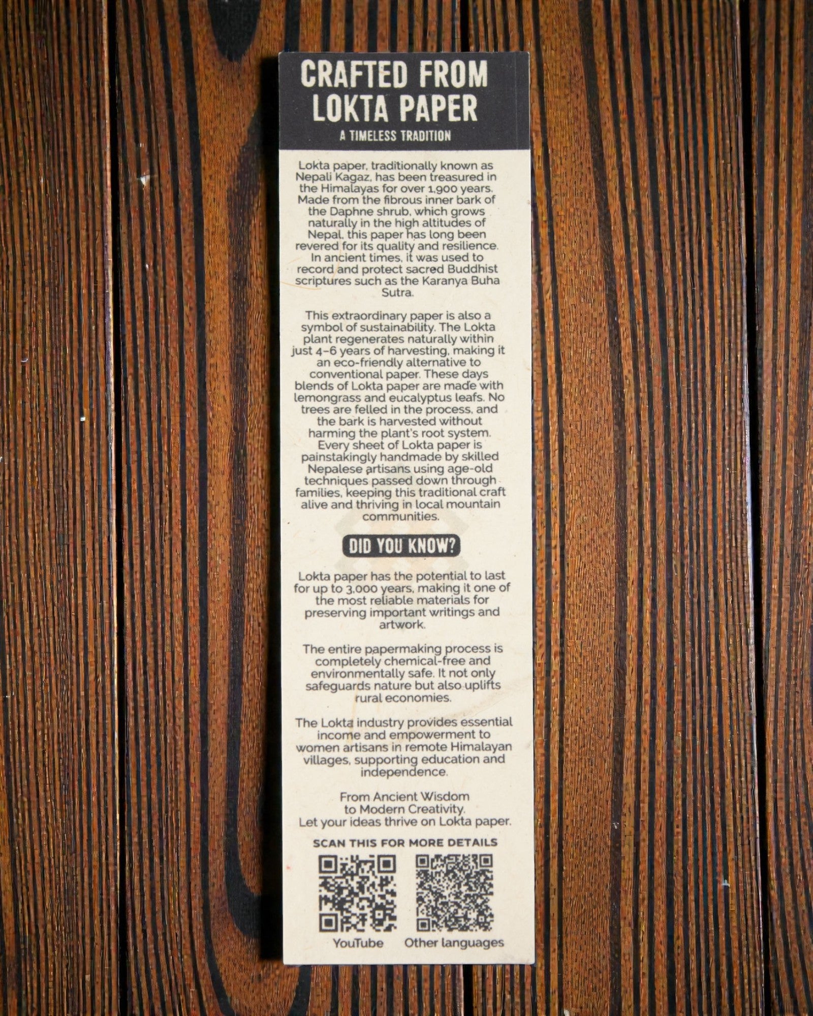 Colour Tiles Harmony – średni notatnik Lokta z motywem mini kafelków 15 × 12 cm, 45 kartek