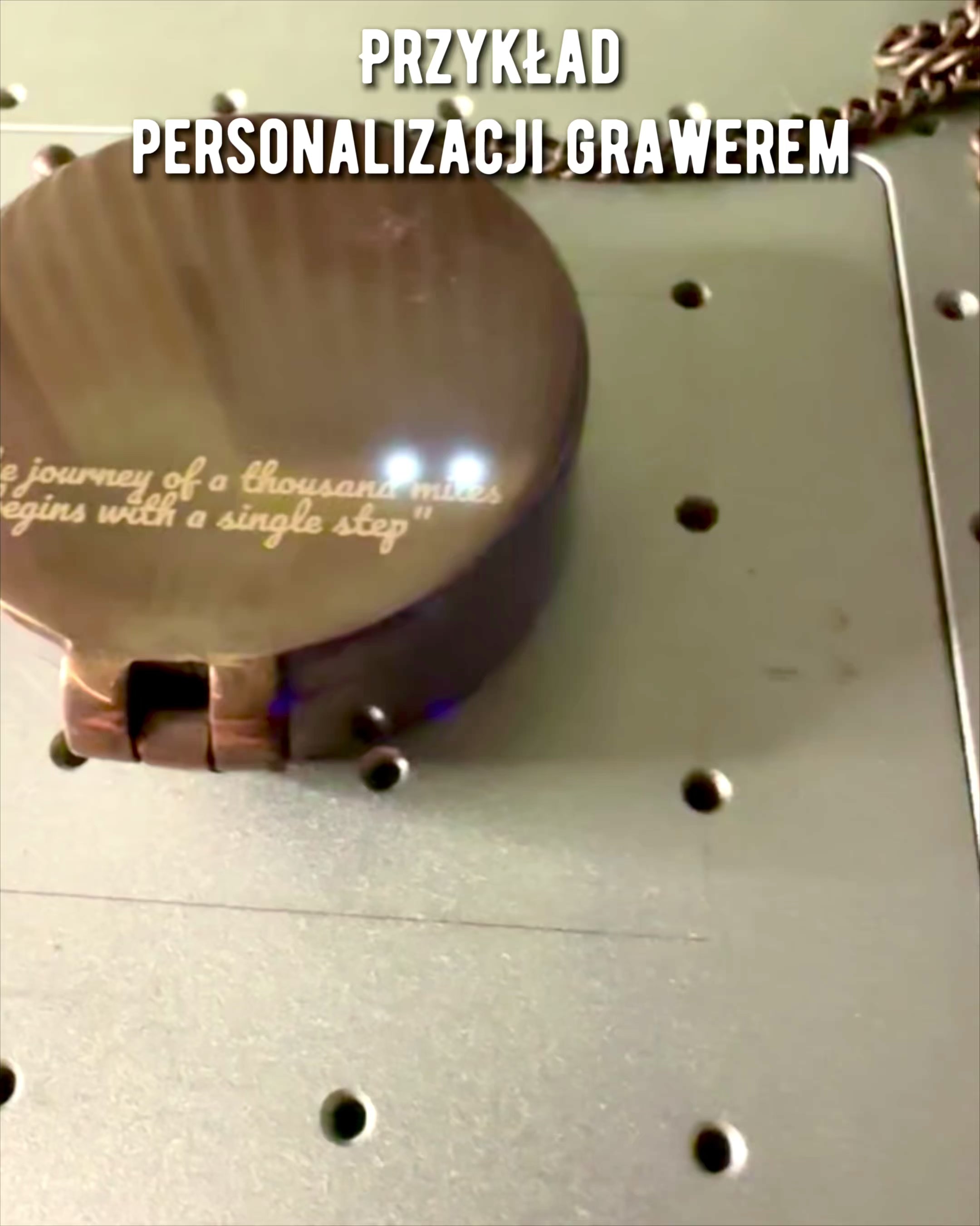 Kompas Indyjski Odysseus – Retro Eksploratora Perełka - posibilitate de gravare