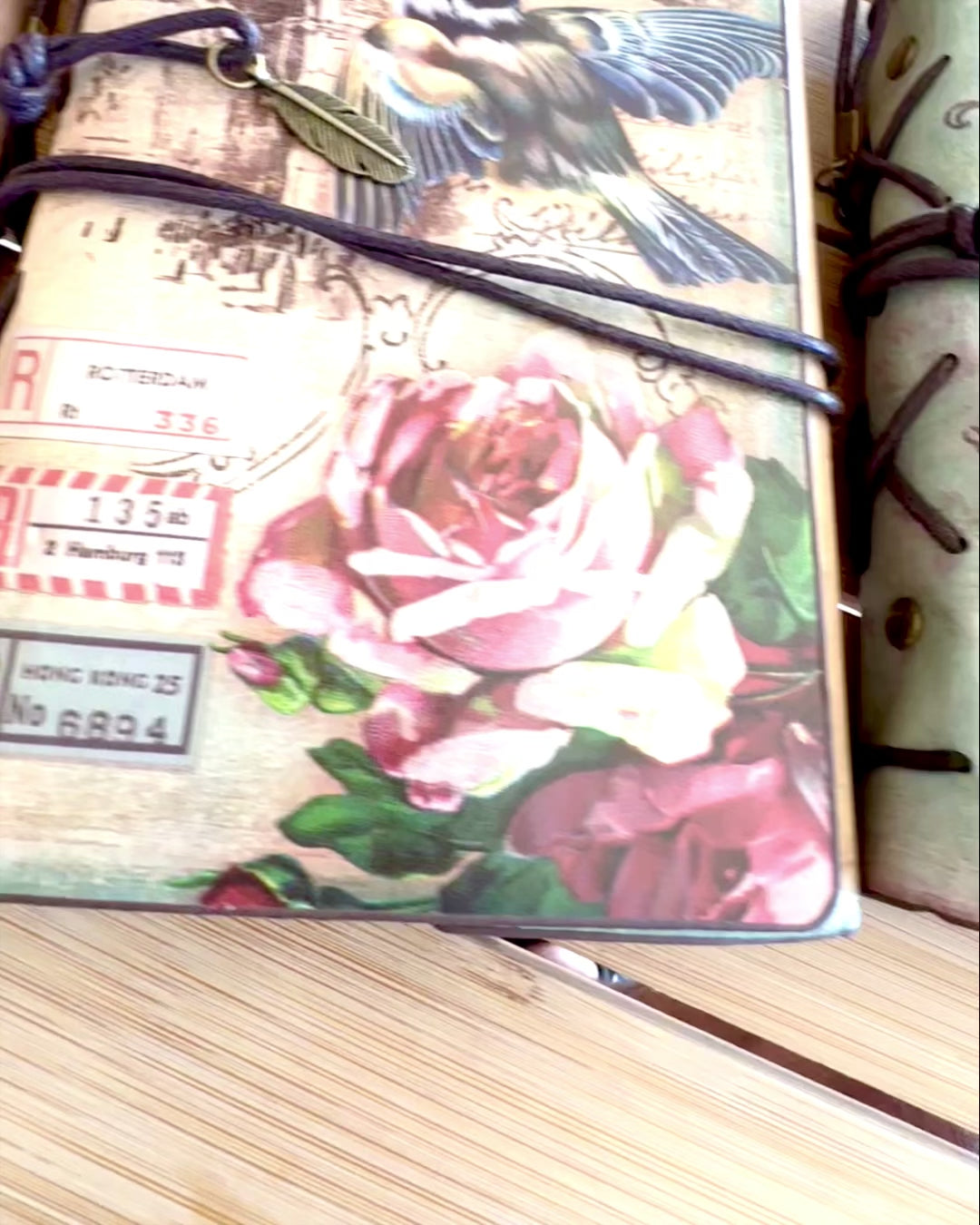 Notatnik Vintage Memoire cu gravură personalizată - 3 modele la alegere, caiet cadou