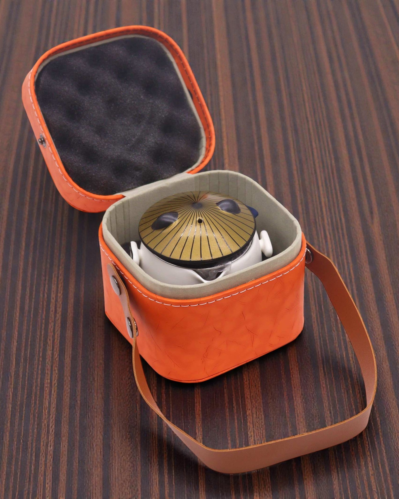 Panda – Set turistic de ceai cu capac și 2 cești