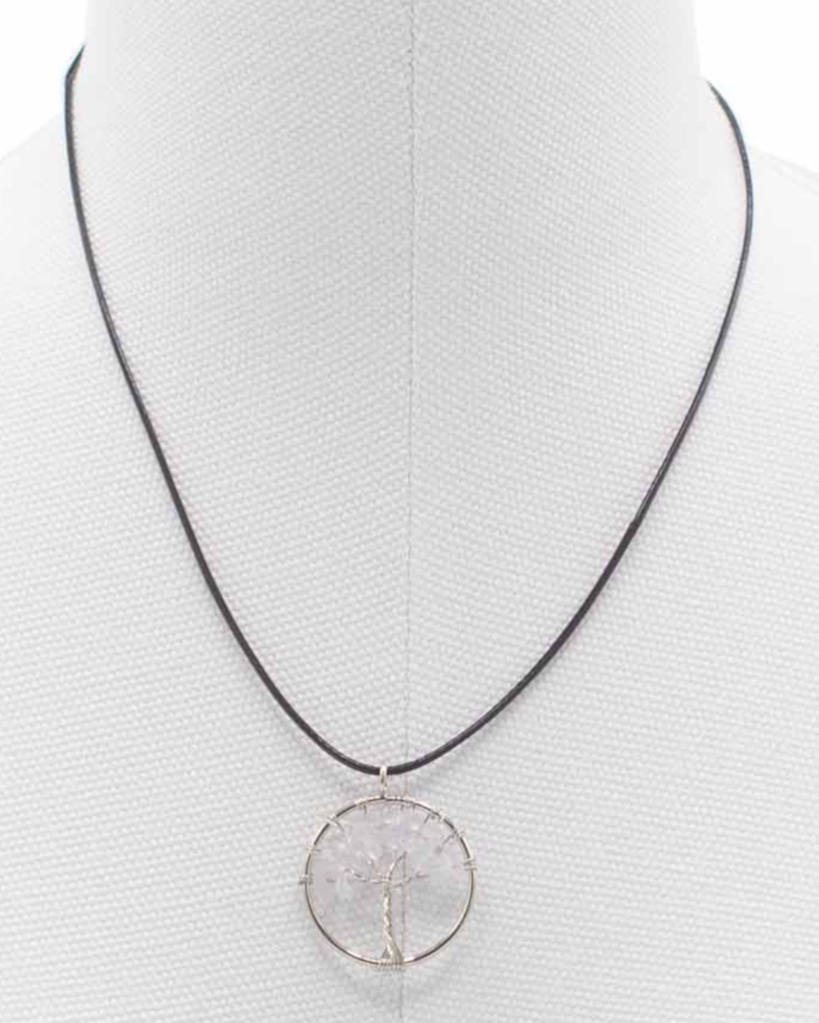 Naszyjnik Drzewo Życia Czysta Energia – Kwarc Skalist y