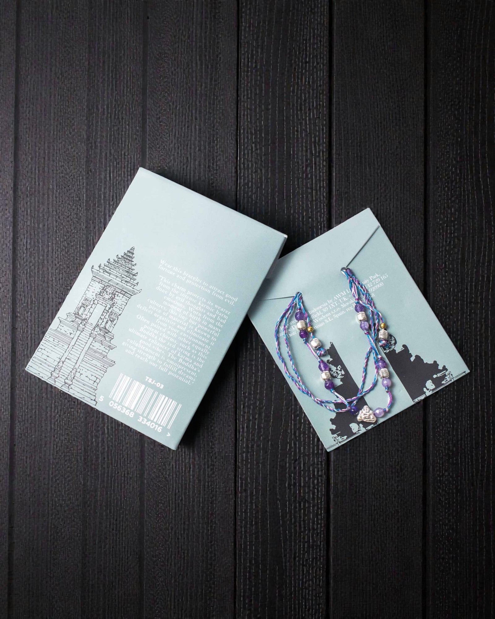 Brățară templară din șnur Lucky Karma – Protecție și Noroc