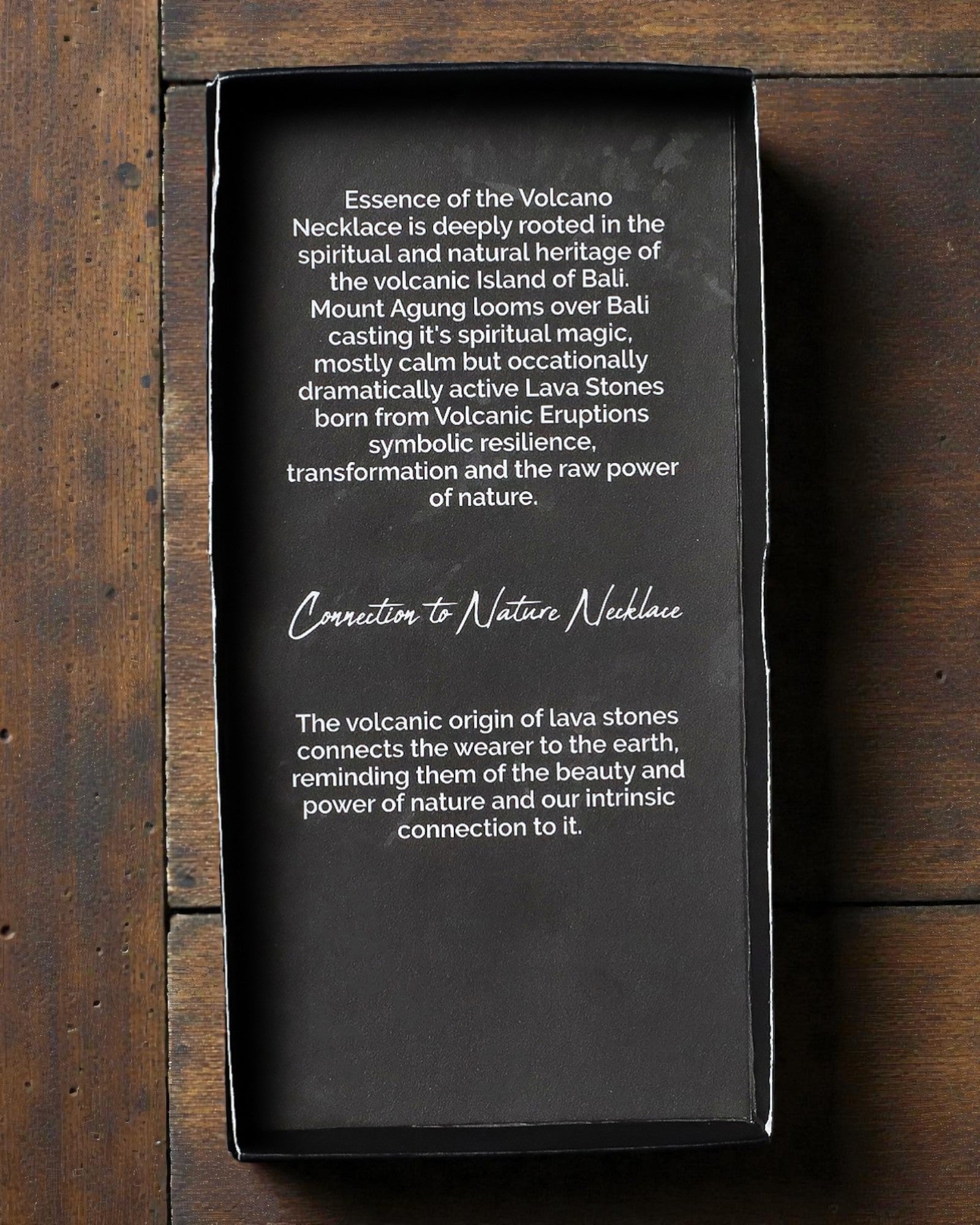 Naszyjnik Esencja Wulkanu – Związek z Naturą
