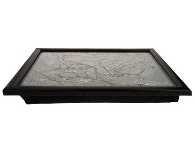 Suport pentru laptop V. van Gogh, Migdal înflorit, gri, 30.5x40.5cm, cu posibilitate de personalizare prin gravură