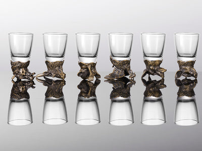 Set de 12 pahare 25ml + carafă 250ml cu posibilitate de personalizare prin gravură