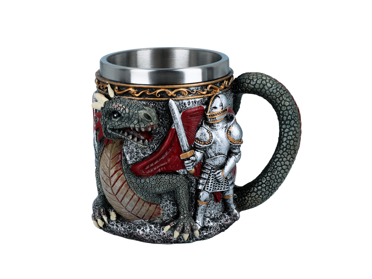 Cană decorativă Moștenirea străvechilor 450ml, cu posibilitate de personalizare prin gravură, ideală pentru cadou, design elegant și stil unic