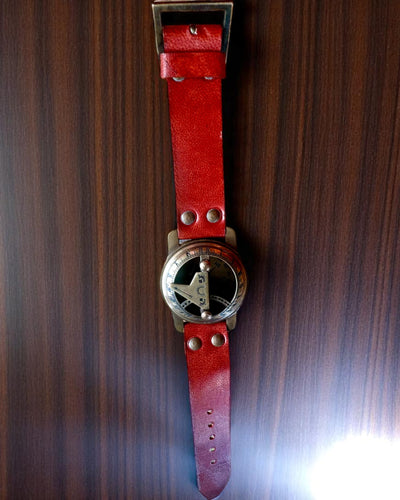 Zegarek Słoneczny z Kompasem - Ręcznie Robiony, Autentyczny Rzemiosło, możliwość grawerowania