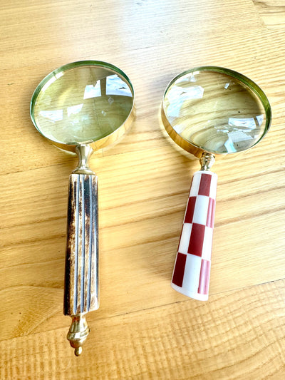 Lupă Retro Mare, posibilitate de personalizare pentru cadou cu gravură - variante disponibile