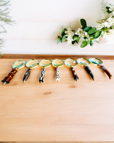 Lupă Retro Mare, posibilitate de personalizare pentru cadou cu gravură - variante disponibile