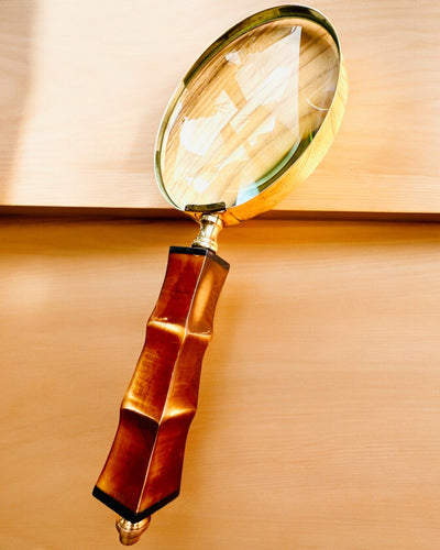 Lupă Retro Mare, posibilitate de personalizare pentru cadou cu gravură - variante disponibile