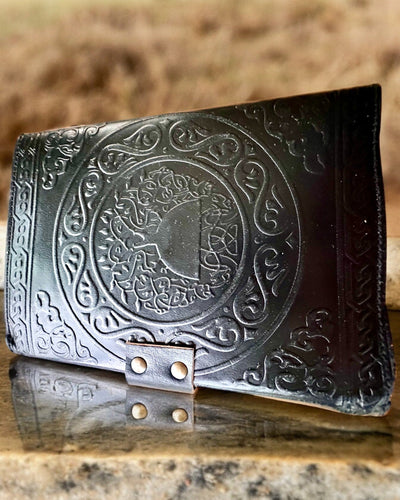 Jurnal Premium, Model Antic, Caiet din Piele „Cronica Magică” 200 de pagini, 2 variante disponibile, personalizare cu gravură