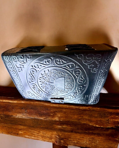 Jurnal Premium, Model Antic, Caiet din Piele „Cronica Magică” 200 de pagini, 2 variante disponibile, personalizare cu gravură