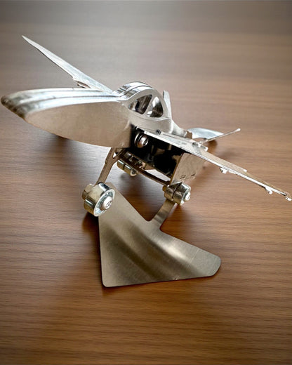 Metalowy Model Myśliwca „SkyRaptor” – stal nierdzewna, personalizowany grawer na prezent