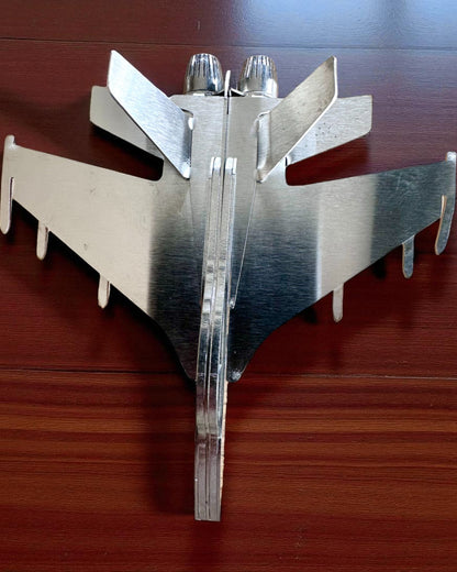 Metalowy Model Myśliwca „SkyRaptor” – stal nierdzewna, personalizowany grawer na prezent
