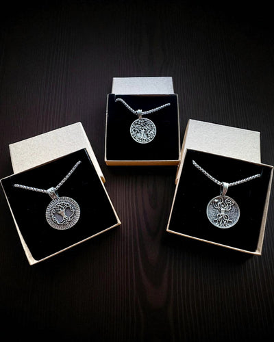 Amuletul Arborele Vieții cu Posibilitate de Gravare - colierul „Vitalitatea Naturii”, personalizare