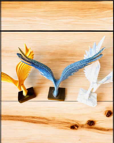 Figurină Elegantă Aripi de Îngeri 33 cm înălțime – "Gardienii Înaripați", posibilitate de personalizare cu gravură pentru cadou, personalizare, 3 variante de culoare