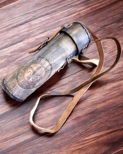 Lunetă Premium „Voyager” cu Lunetă Gravată și Etui din Piele Naturală, posibilitate de personalizare cu gravură pentru cadou