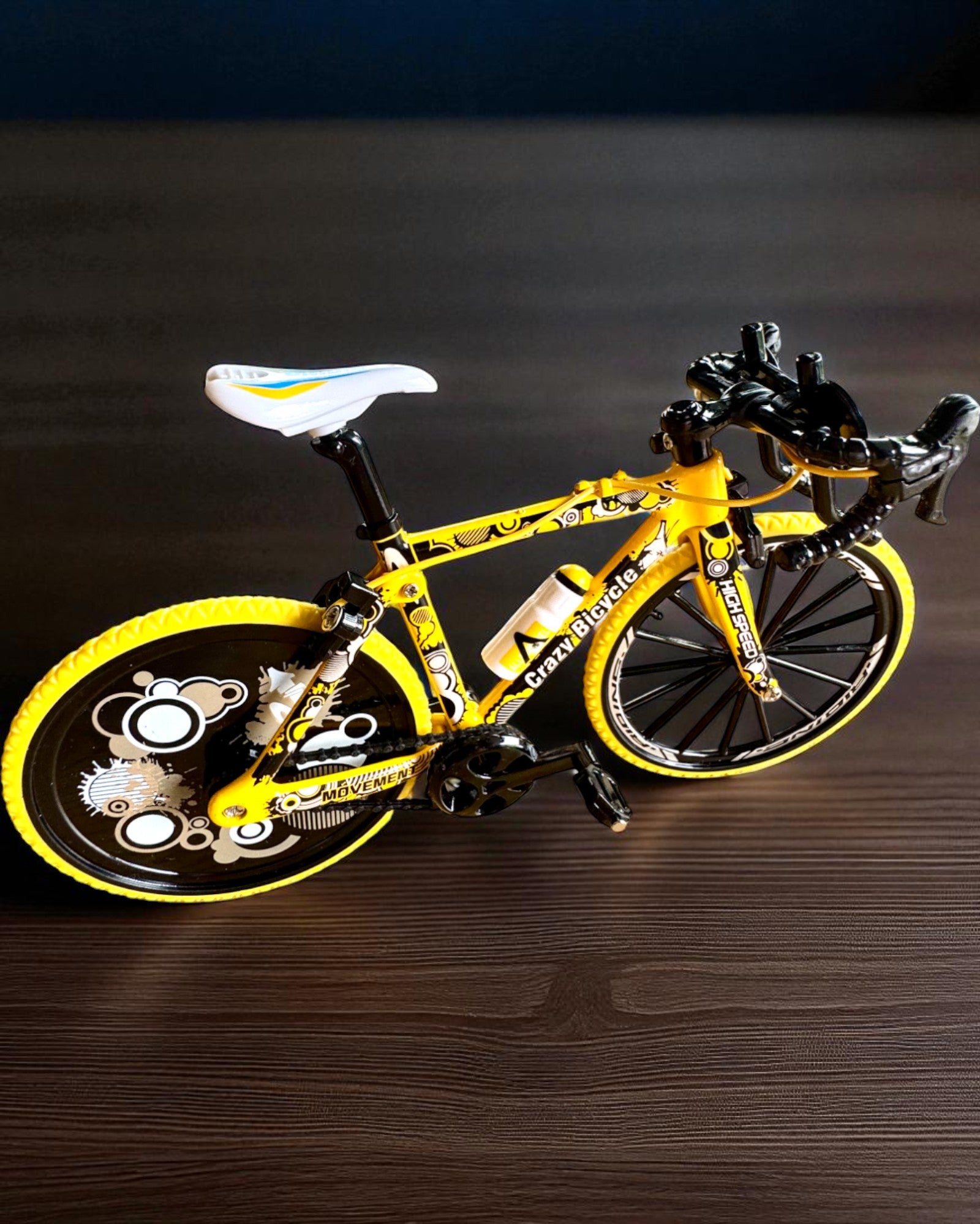 Miniaturowy Model metalowy Rower Kolekcjonerski "Speed Rider 1.2" – personalizacja grawerem na prezent, 2 warianty kolorystyczne