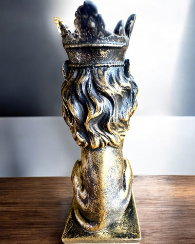 Regele Leu – Figurină decorativă compactă de 14.5 cm cu opțiune de gravare pentru cadou