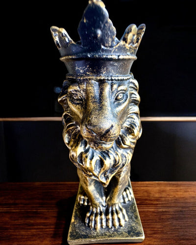 Regele Leu – Figurină decorativă compactă de 14.5 cm cu opțiune de gravare pentru cadou