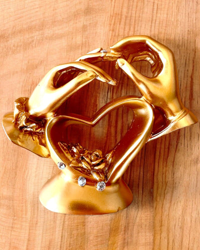 Figurină "Atingerea Dragostei" 10 cm înălțime, cu Opțiune de Gravare pentru cadou