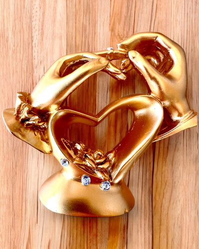 Figurină "Atingerea Dragostei" 10 cm înălțime, cu Opțiune de Gravare pentru cadou