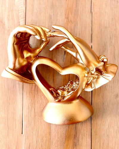 Figurină "Atingerea Dragostei" 10 cm înălțime, cu Opțiune de Gravare pentru cadou