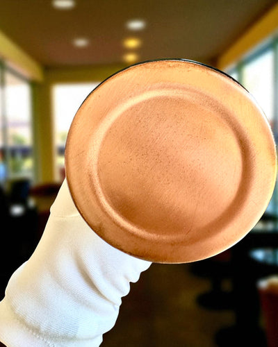 Set Mandala din Cupru – Sticlă 1L + 2 Căni în Etui, posibilitate de personalizare cu gravură pentru cadou