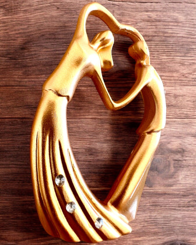 Figurină simbol al iubirii - „Apropiere Eternă” pentru cadou, personalizare cu gravură