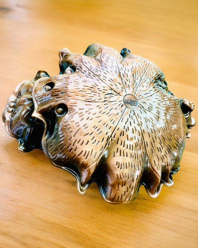 Elegancki Metalowy Uchwyt Na Kadzidło Liść Lotosu - 4 warianty do wyboru, możliwość personalizacji grawerem na prezent