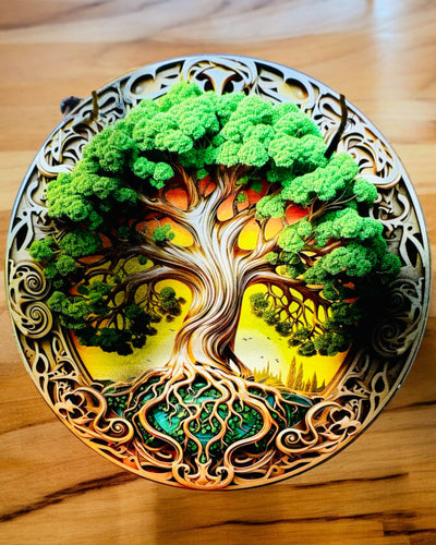 Pandantiv "Cercurile Magice ale Naturii" - posibilitate de personalizare cu gravură. 3 variante disponibile