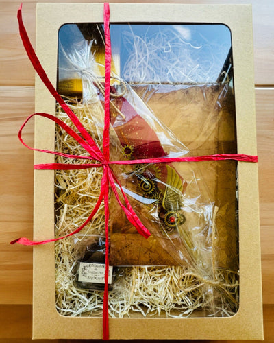 Set Cadou - Pană de Gâscă Bordo-Violet „Eleganță Steampunk” cu Posibilitate de Gravare, pentru cadou