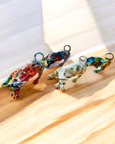 Sculptură Decorativă Taur "BullArt" – Artă Unică cu Opțiune de Gravare - 4 variante de culoare, pentru cadou personalizat