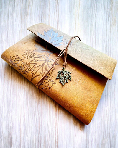 Notatnik "Jesienne Liście" Format A5, posibilitate de personalizare cu gravură pentru cadou