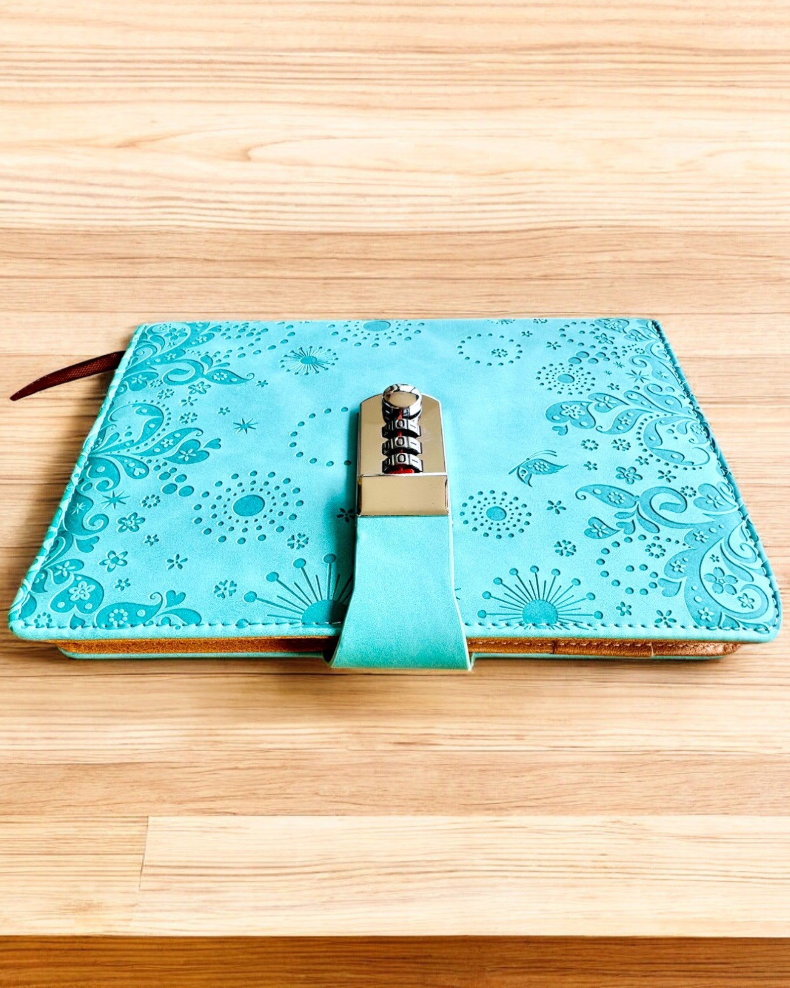Notițele Exclusive, piele PU, A5 cu Lacăt cu Cod - "Secret Journal", personalizare cu gravură