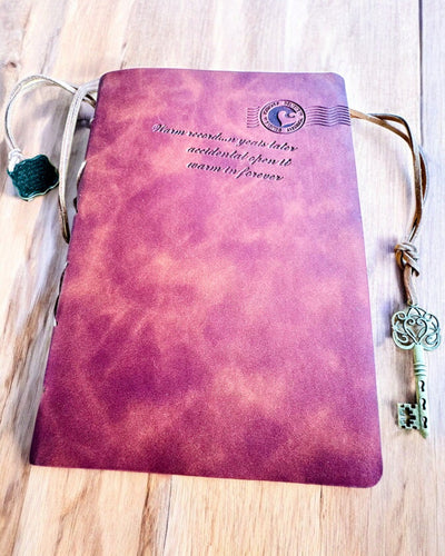 Notatnik Vintage „Klucz Przeszłości” - Posibilitate de gravare pentru cadou, notes