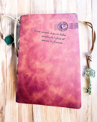 Notatnik Vintage „Klucz Przeszłości” - Posibilitate de gravare pentru cadou, notes