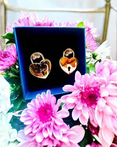 Miłosne Mini Kłódki Serce DeLuxe, Zestaw 2 kłódek z kluczykami, 6 wariantów do wyboru, możliwość personalizacji grawerem na prezent