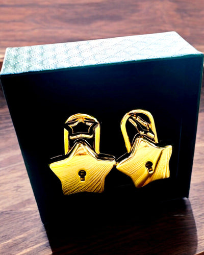 2 Gwiezdne mini Kłódki z Grawerem – Zabezpiecz Swoje Marzenia, personalizowane na prezent, 2 warianty kolorystyczne do wyboru