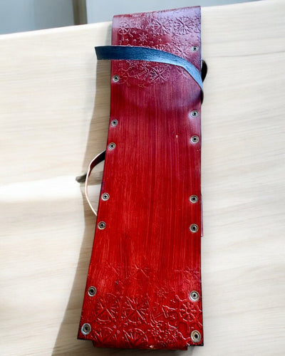 Etui din piele, husă pentru bastoane de mers - posibilitate de personalizare cu gravură pentru cadou