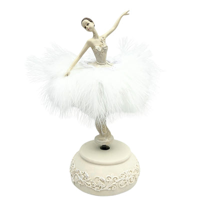 Cutie muzicală Balerina Regina Zăpezii mobilă 23,5 cm cu gravură