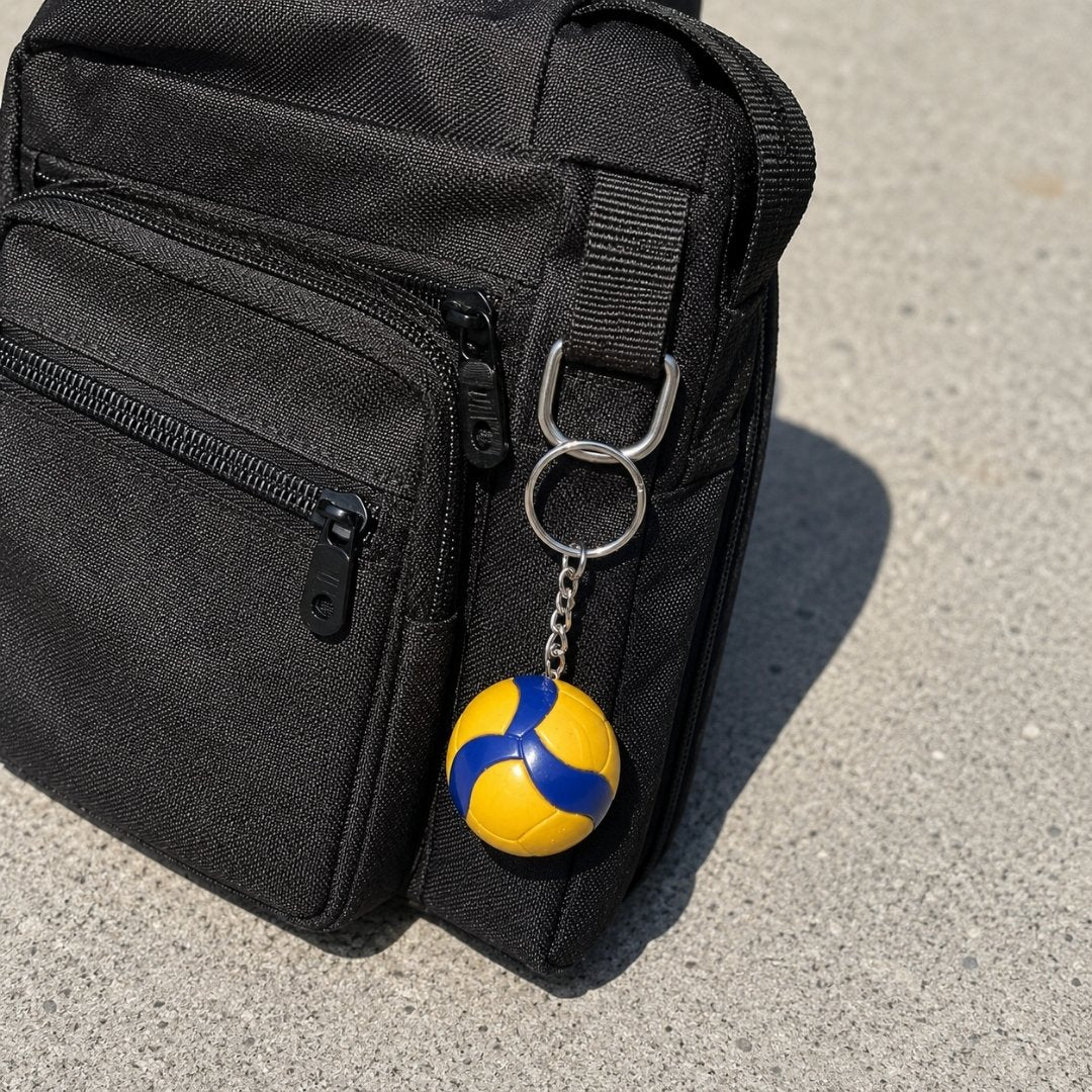 Breloc sportiv pentru chei volei cu gravură