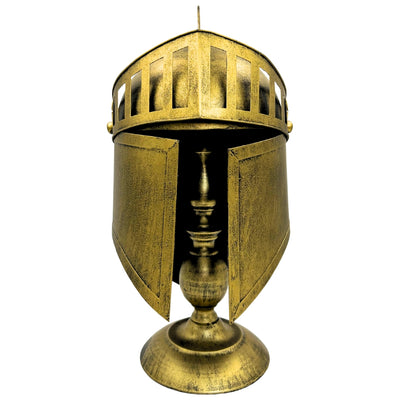 Coif grecesc decorativ retro din metal, în stil auriu