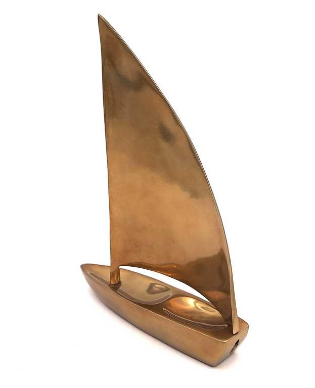 Elegancka Żaglówka Aluminiowa 47x38 cm z Możliwością Personalizacji Grawerem