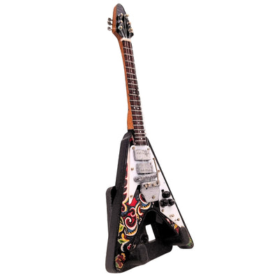 Mini chitară 15cm Jimmy Hendrix, cu posibilitate de personalizare prin gravură